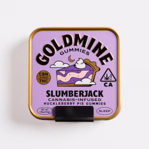 Goldmine Gummies Slumberjack Huckleberry Pie Tin