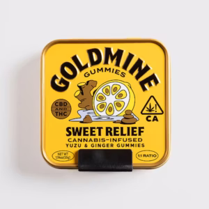 Goldmine Gummies Sweet Relief Yuzu & Ginger Tin