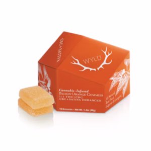 HIGH DOSE Blood Orange 1:1 CBC Sativa Enhanced Gummies