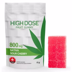 High Dose Gummies 800mg THC (Sativa or Indica)